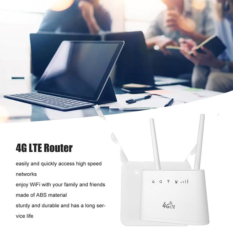 Tuoshi Rauter Routeur RJ11 Volte VPN 300mbps 3G 4G LTE CPE WiFi Wireless Pocket Hotspot Mobile Router With Sim Card